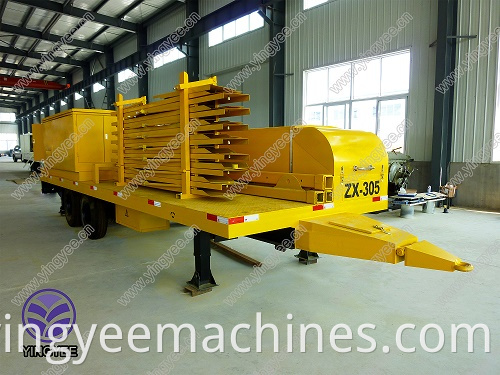 Movable large span steel building roll forming machine